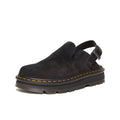 Suede Platform Mules - Womens Slip-On Clogs Comfortable Sandals