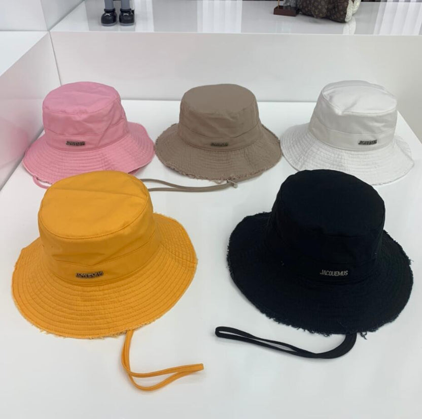 Summer Luxury Women Cotton Hat Big Caps Khaki